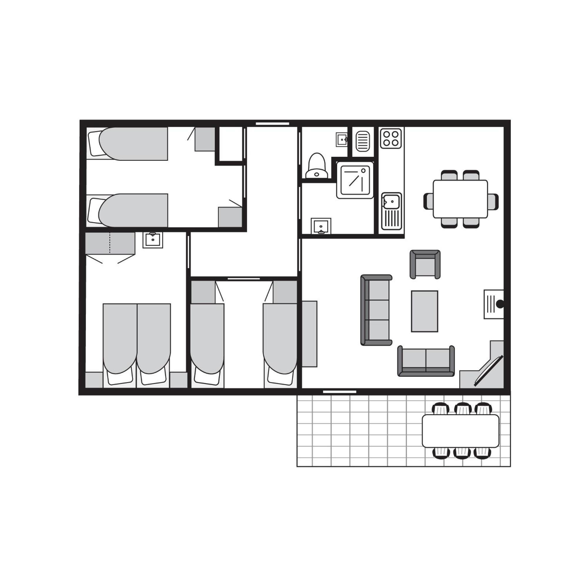 Comfort 6-Person Dog Bungalow In The Holiday Park Landal Heideheuvel Beekbergen Room photo